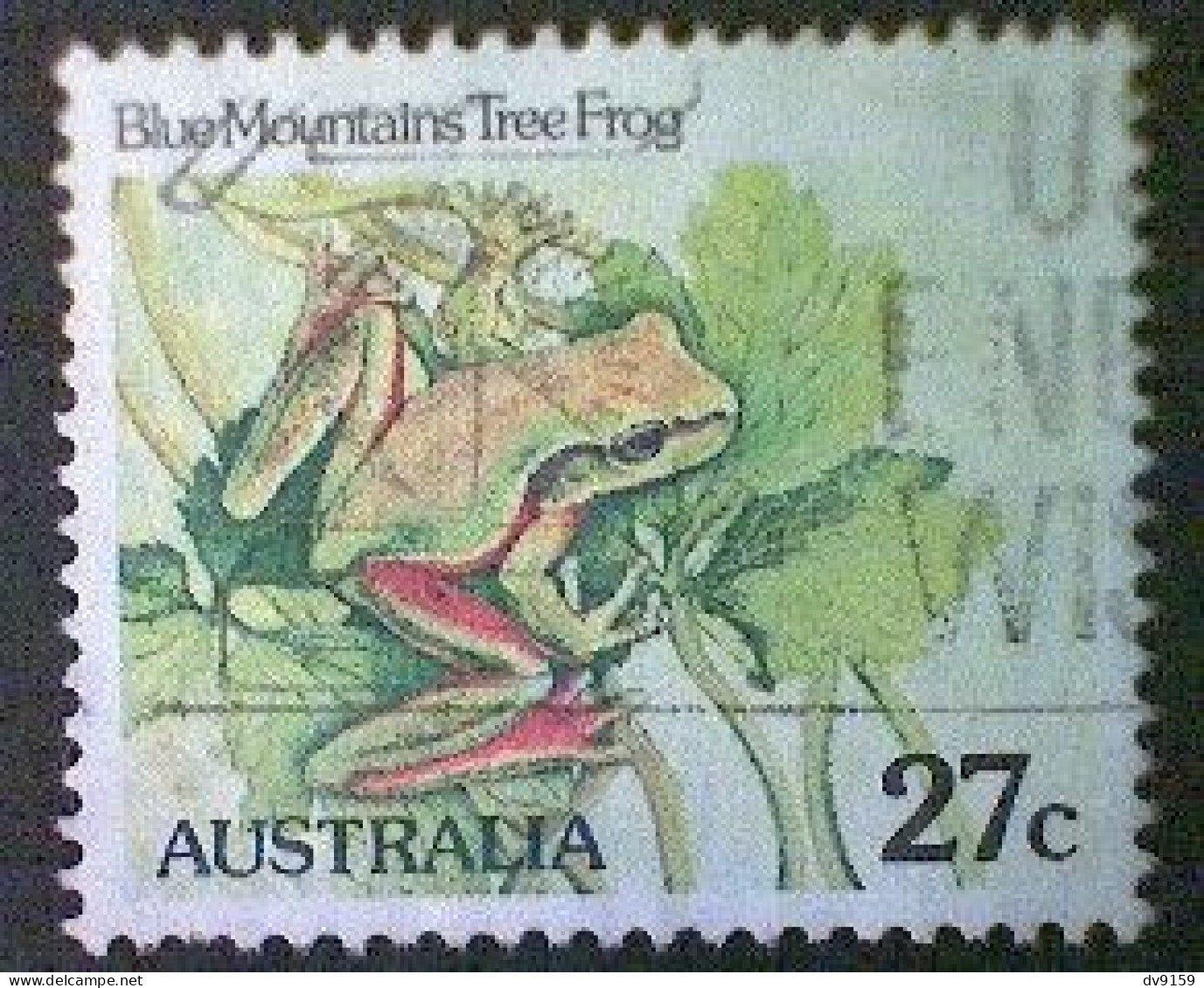 Australia, Scott #790, Used(o), 1982, Blue Mountain Tree Frog, 27cts - Gebruikt