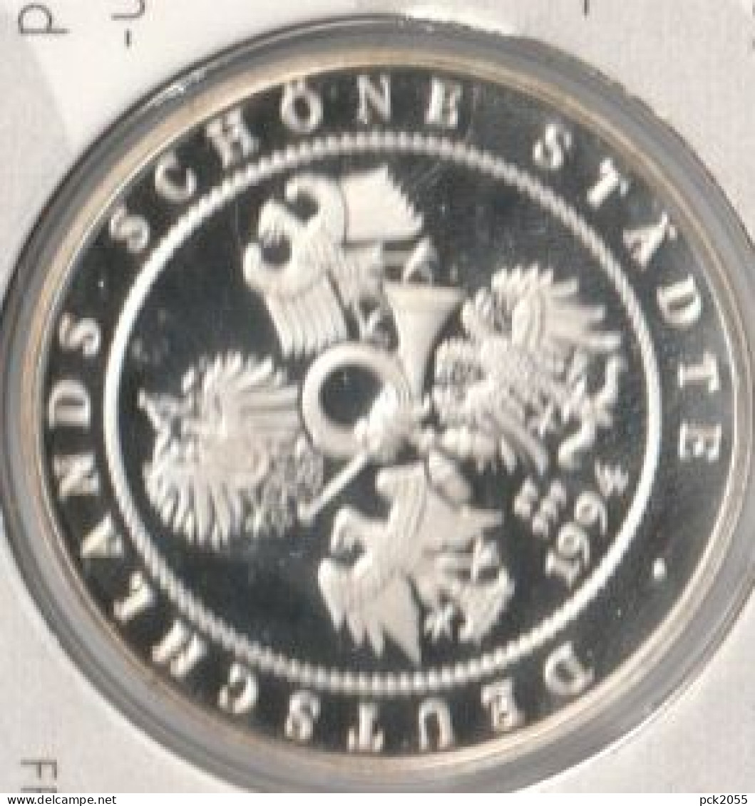 Berlin Bilder Der Deutschen Hauptstadt 1994 Medaille 999 Silber  O 36mm Ca 1/2 Unze PP ( Dg 315 ) - Monete Allungate (penny Souvenirs)