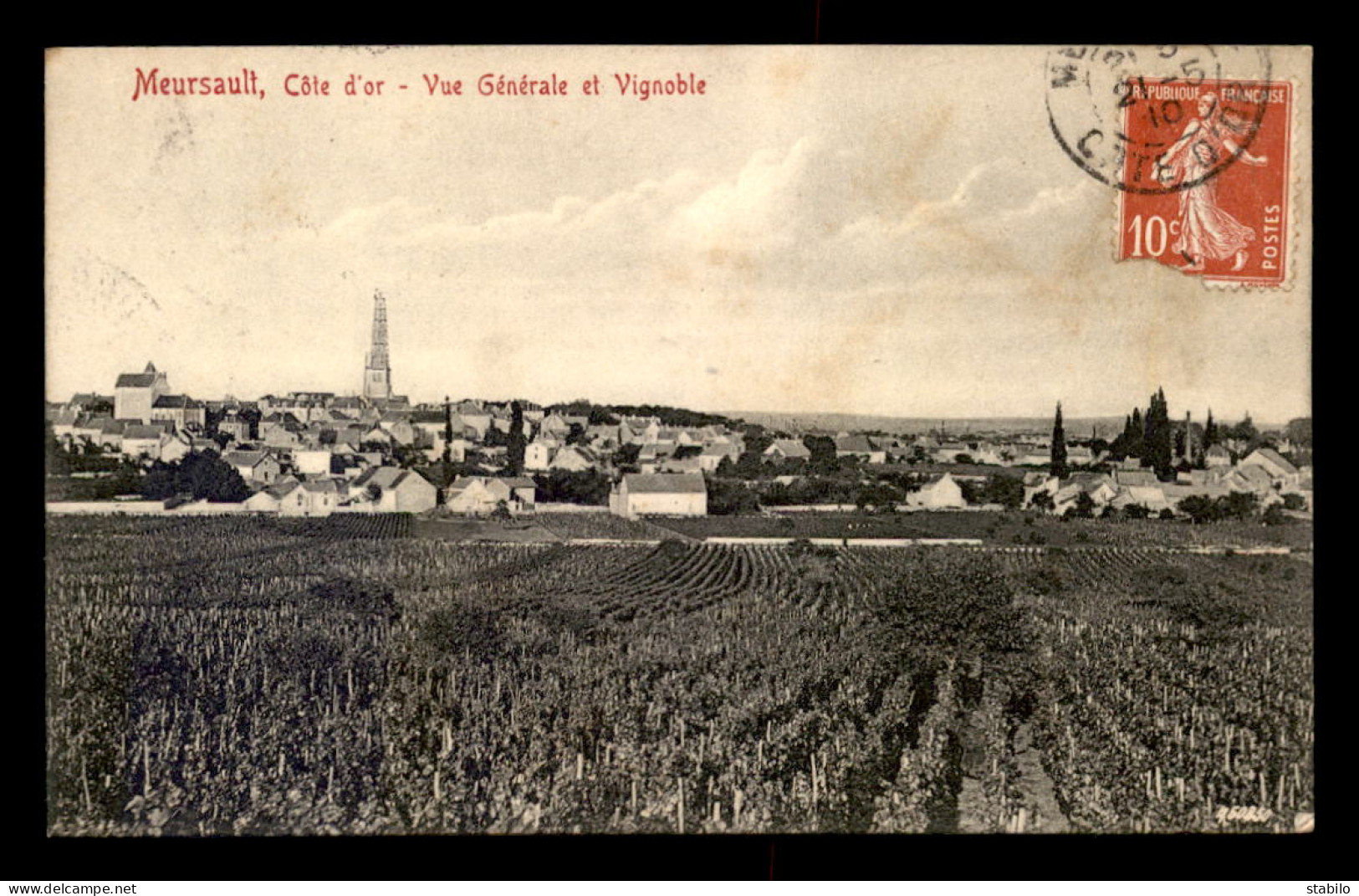 21 - MEURSAULT - VUE GENERALE ET VIGNOBLE - Meursault