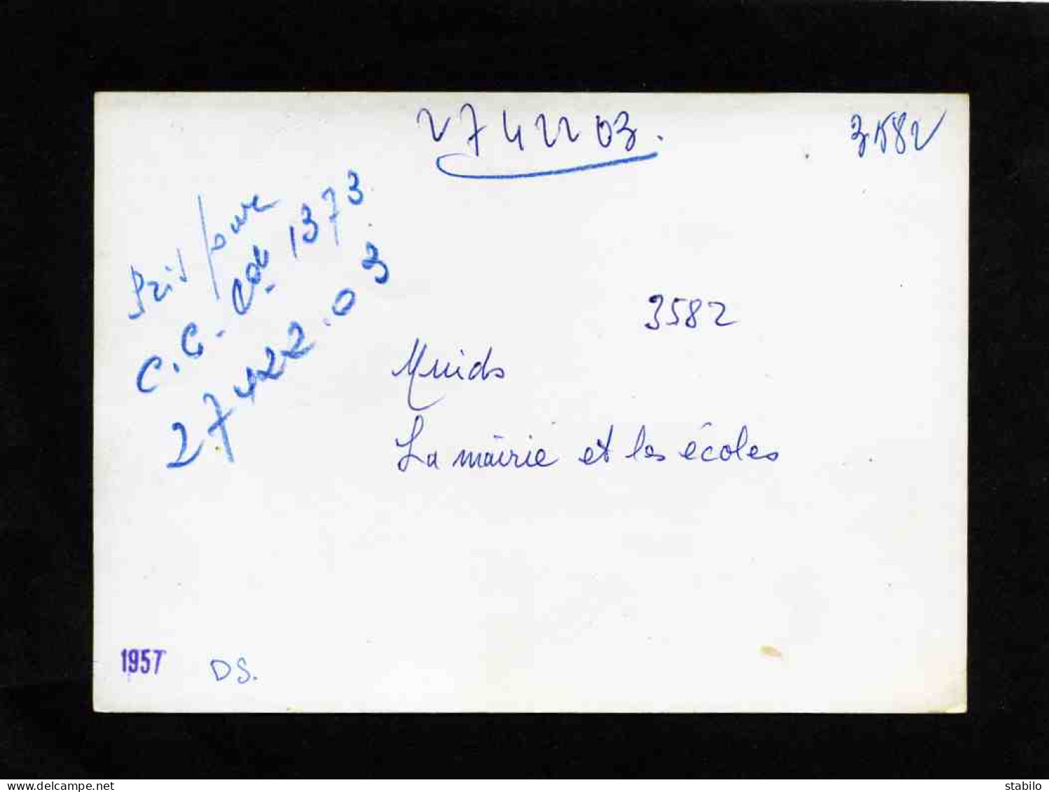 27 - MUIDS - BON A TIRER PHOTOGRAPHIQUE ORIGINAL DE LA CARTE POSTALE 10X15 - Muids