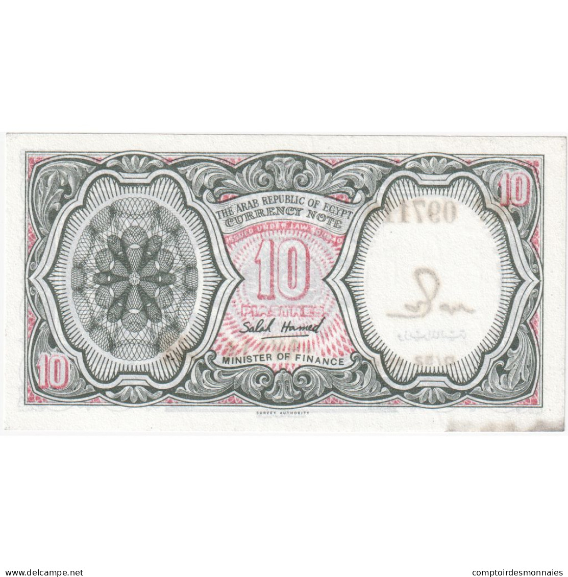 Égypte, 10 Piastres, L.1940, KM:184b, SUP - Egypt