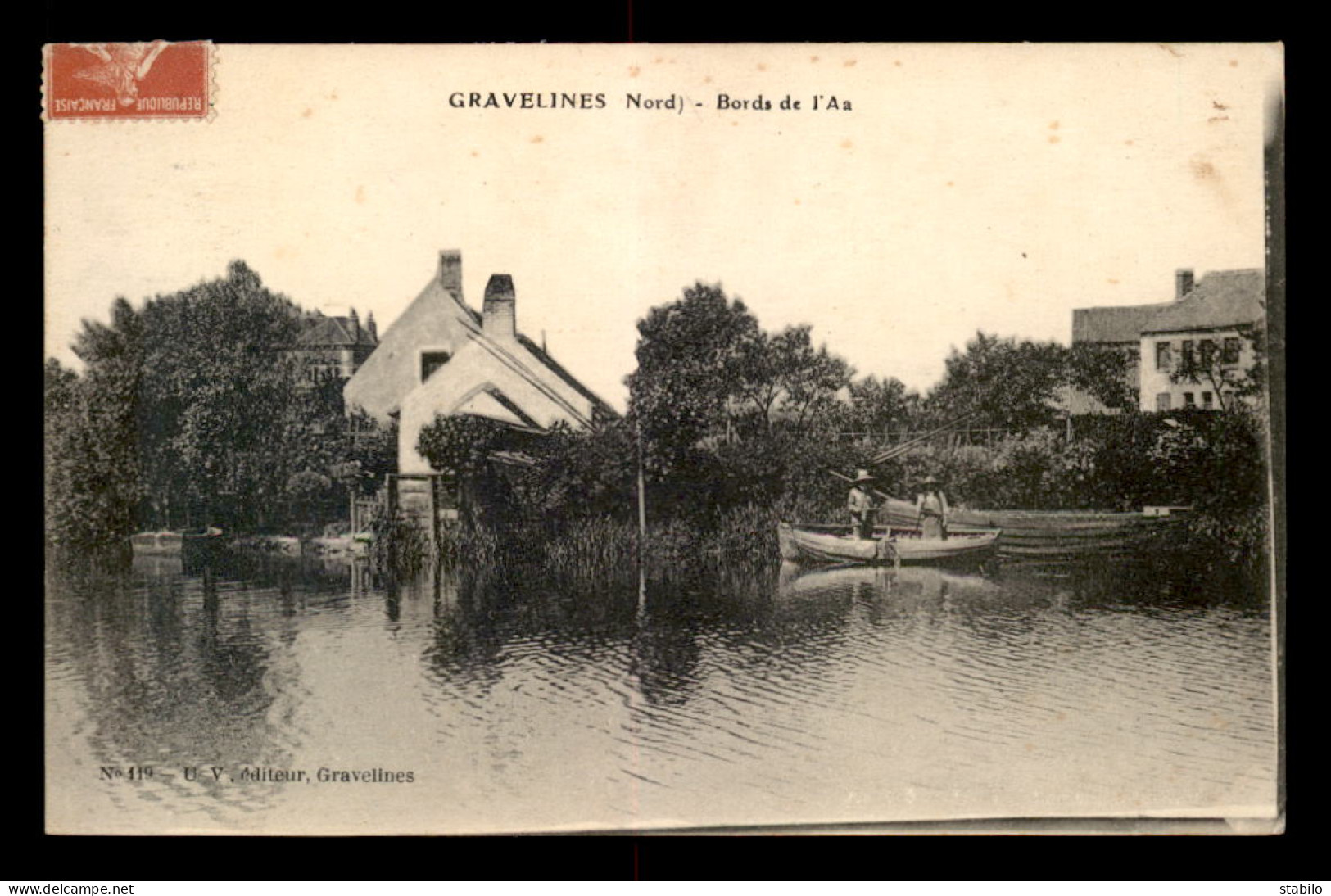 59 - GRAVELINES - LES BORDS DE L'AA - Gravelines