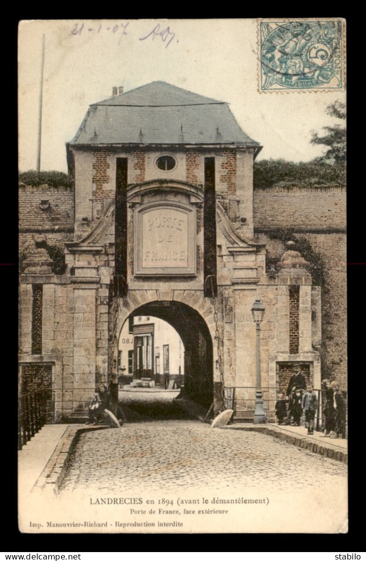 59 - LANDRECIES - PORTE DE FRANCE - Landrecies