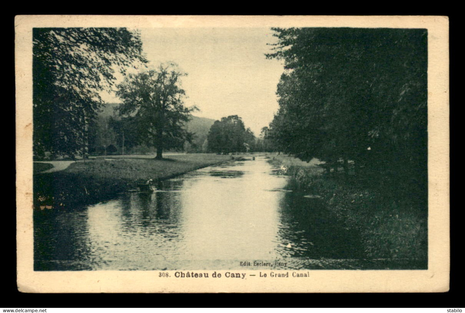 76 - CHATEAU DE CANY - LE GRAND CANAL - Cany Barville