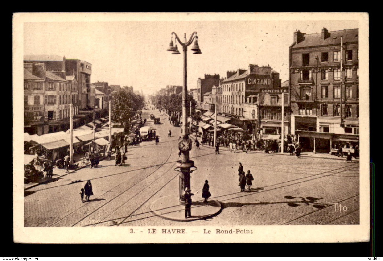 76 - LE HAVRE - LE ROND-POINT  - Station