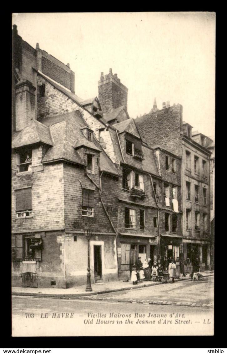 76 - LE HAVRE - VIEILLES MAISONS RUE JEANNE D' ARC - Stazioni