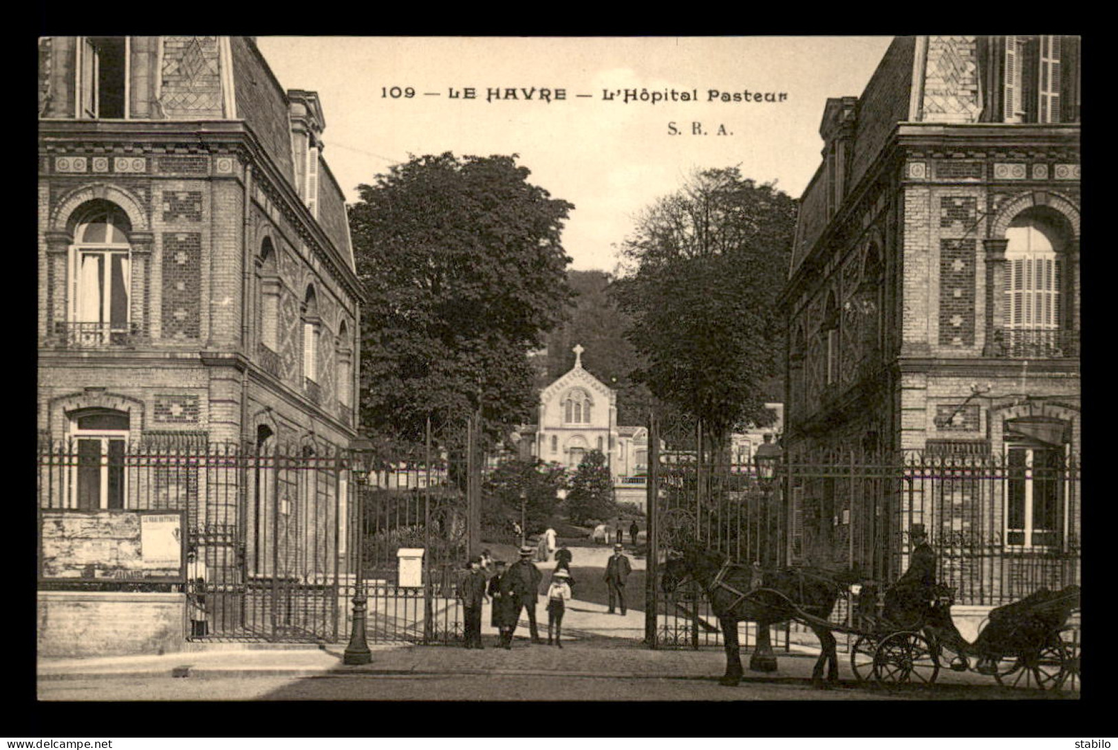 76 - LE HAVRE - ENTREE DE L'HOPITAL PASTEUR - Stazioni