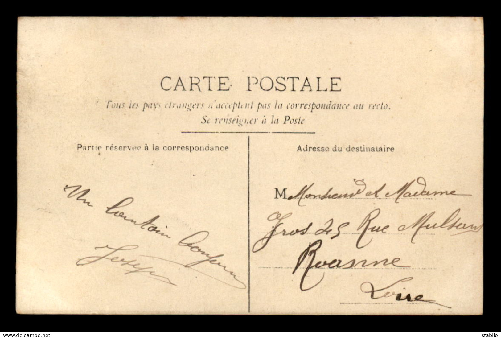 ALGERIE - BOUGIE - HOPITAL MILITAIRE 1908 - CARTE PHOTO ORIGINALE - Bejaia (Bougie)