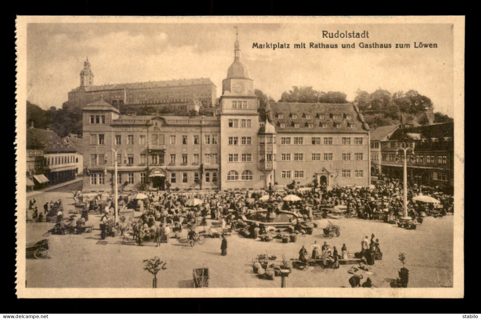 ALLEMAGNE - RUDOLSTADT - MARKTPLATZ - Rudolstadt