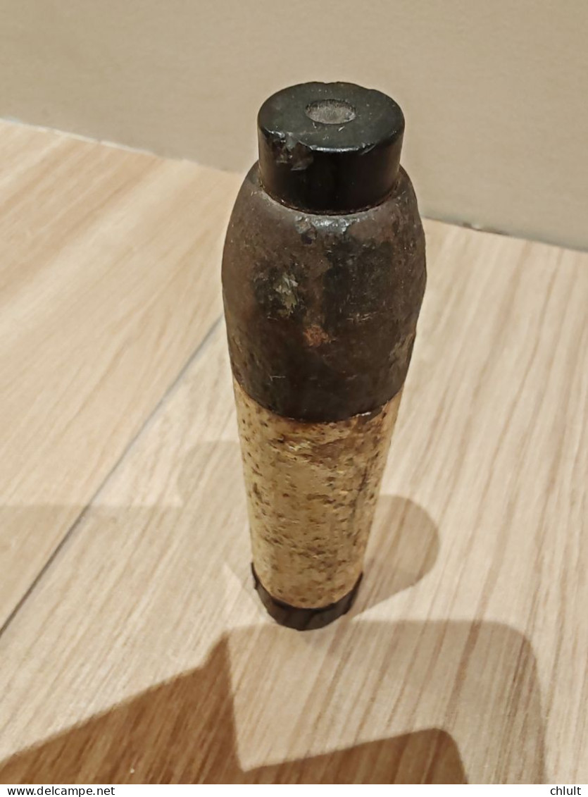 Original grenade à fusil allemande Mauser 98k WW2! Inerte!