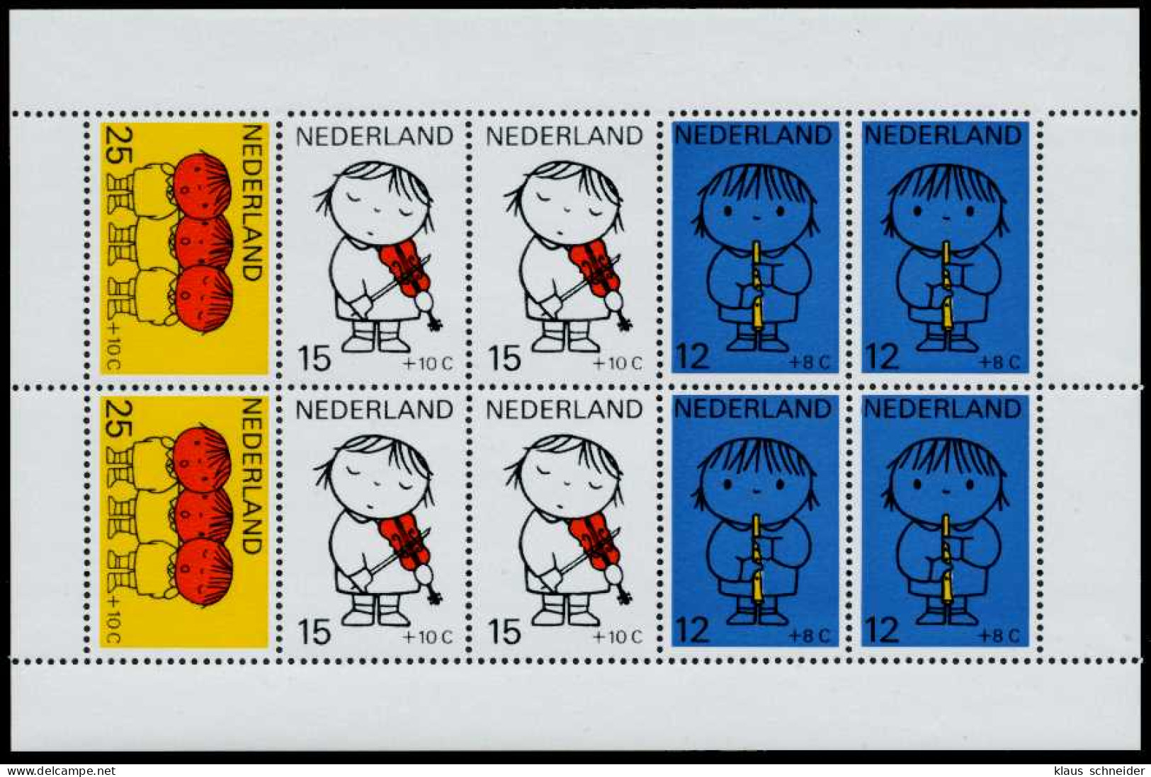 NIEDERLANDE Block 08 Postfrisch S0173FA - Bloques