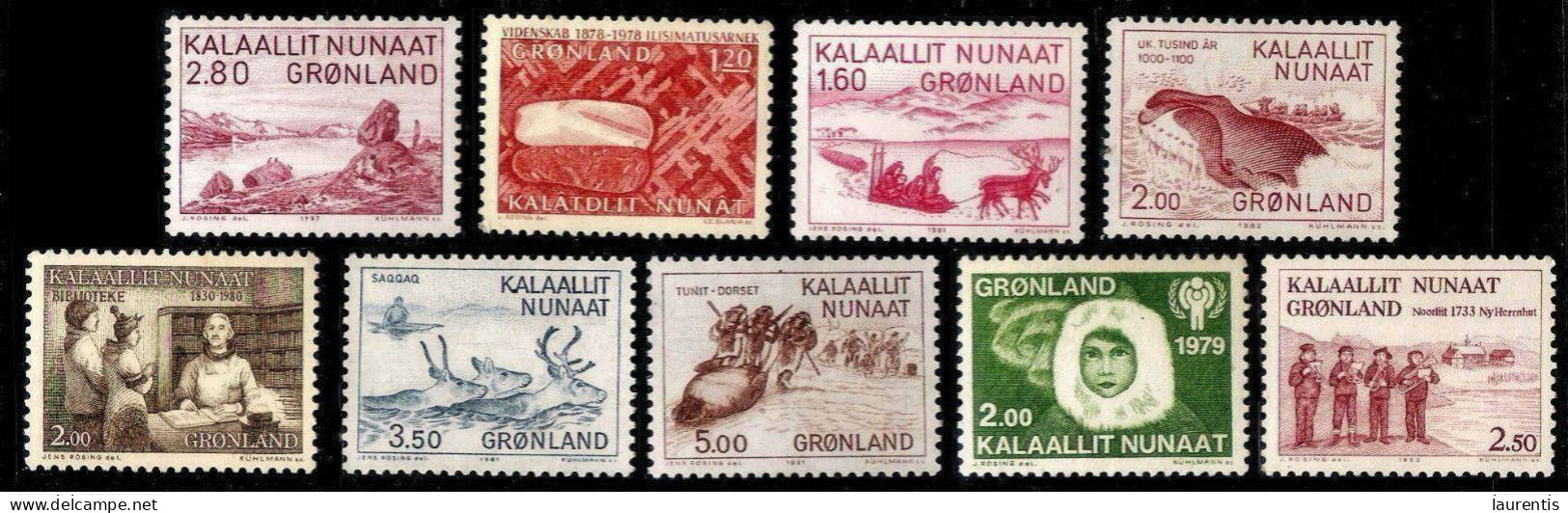 24748  Groenland - Lot MNH - 2,75 (13) - Nuovi