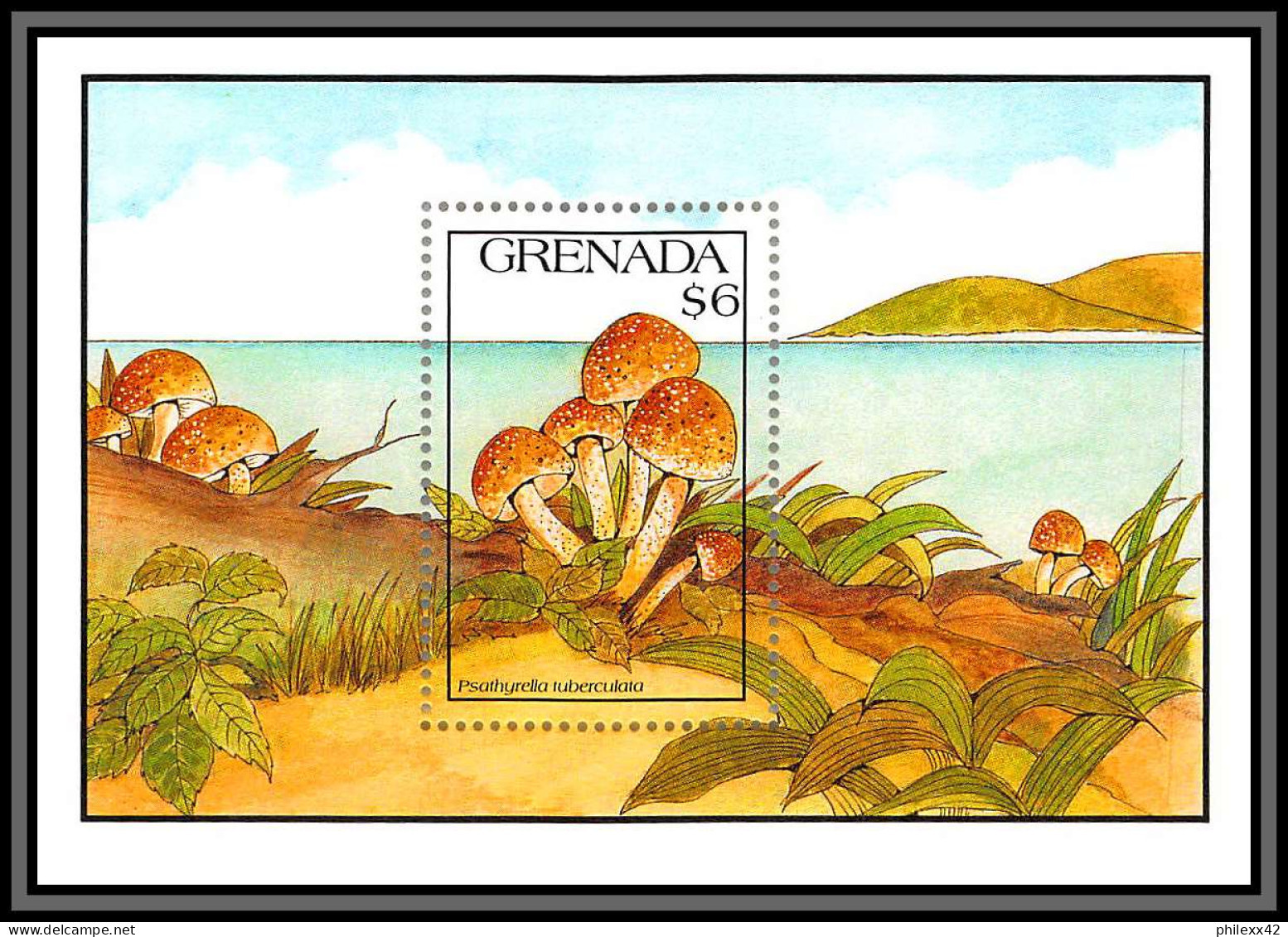 81106 Grenada Mi BF N°283 TB Neuf ** MNH Champignons Mushrooms Funghi Pilze 1991 - Grenada (1974-...)