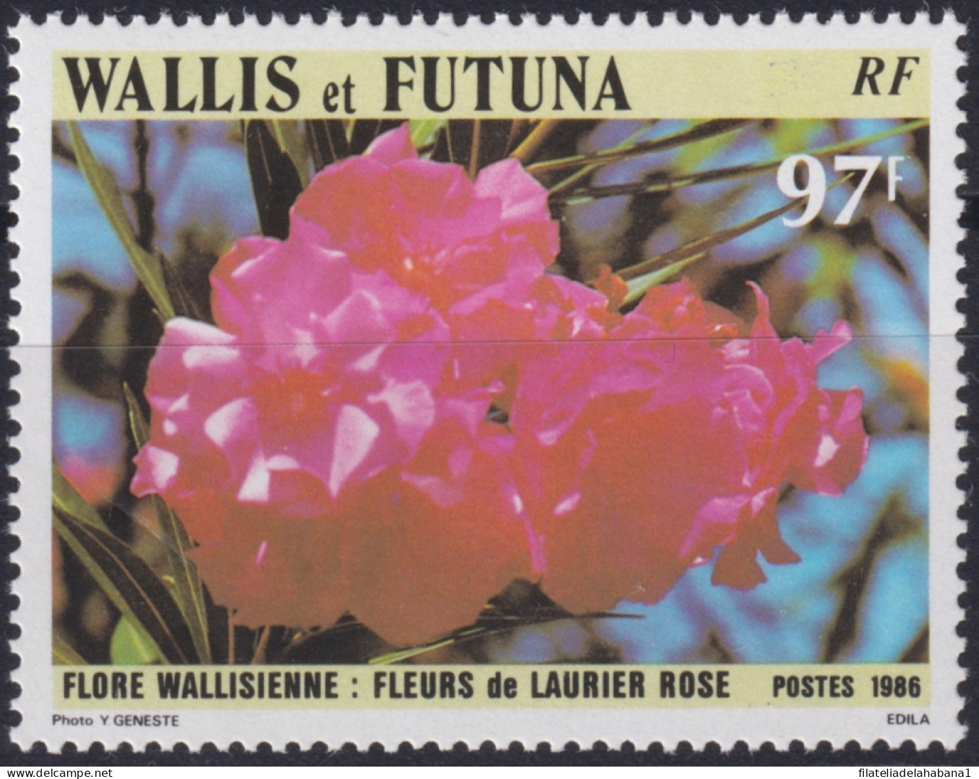 F-EX49236 WALLIS ET FUTUNA MNH 1986 FLOWER FLORES.  - Sonstige & Ohne Zuordnung