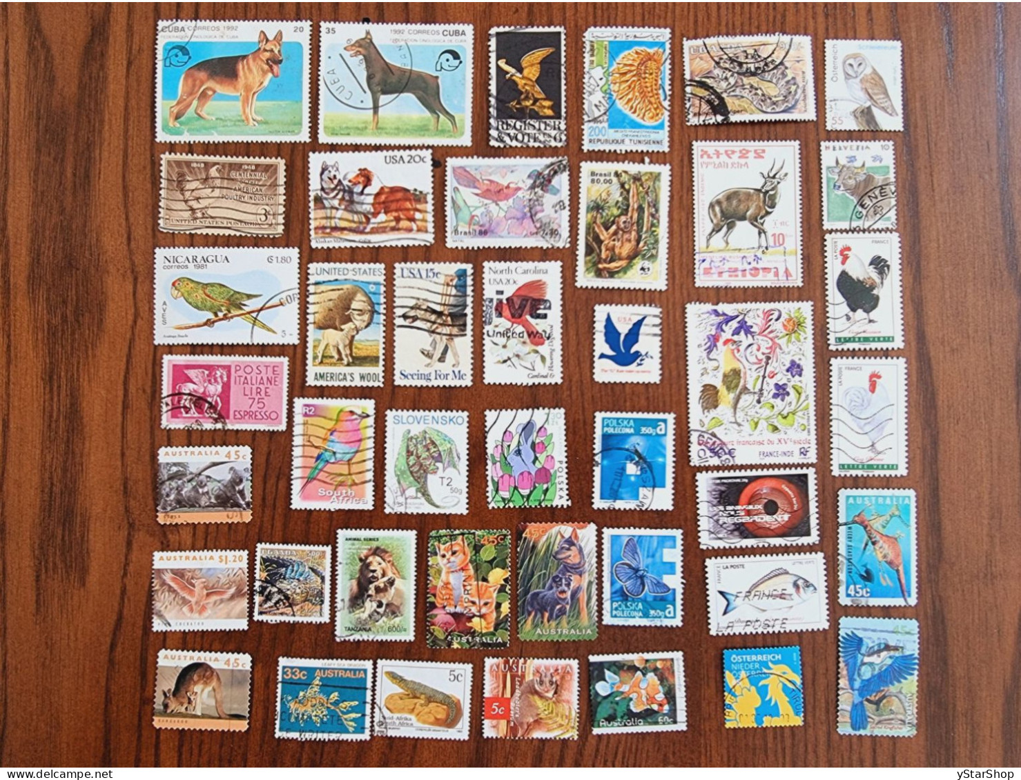Worldwide Stamp Lot - Used - Various Themes - Mezclas (max 999 Sellos)
