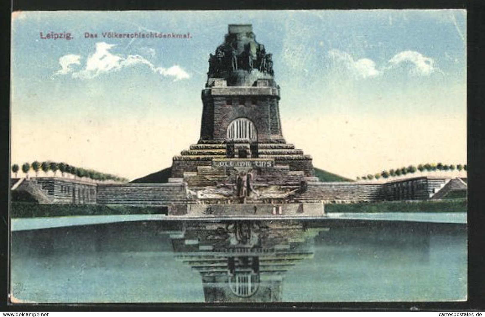 AK Leipzig, Völkerschlachtdenkmal, Hauptansicht  - Monumenti