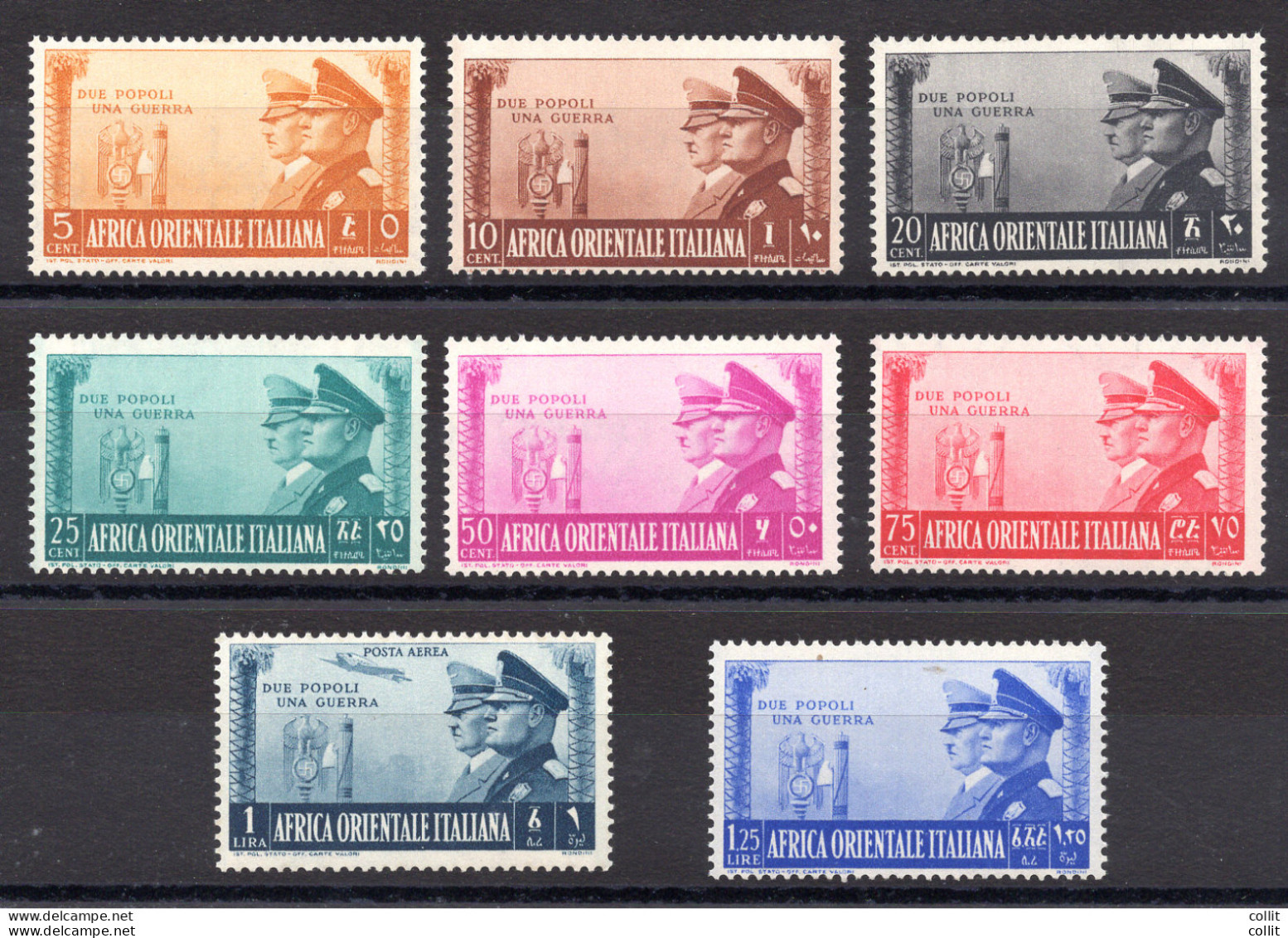 A.O.I. - Fratellanza D'Armi Serie Completa MNH - Africa Orientale Italiana