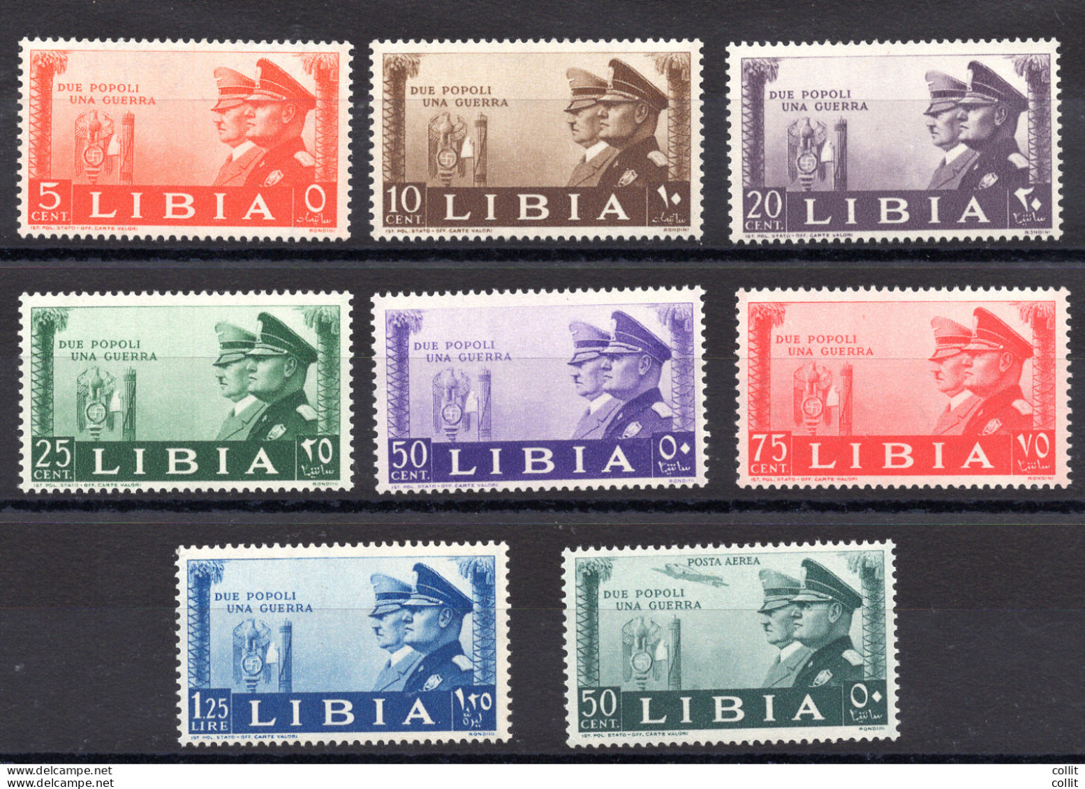 Libia - Fratellanza D'Armi Serie Completa MNH - Libya