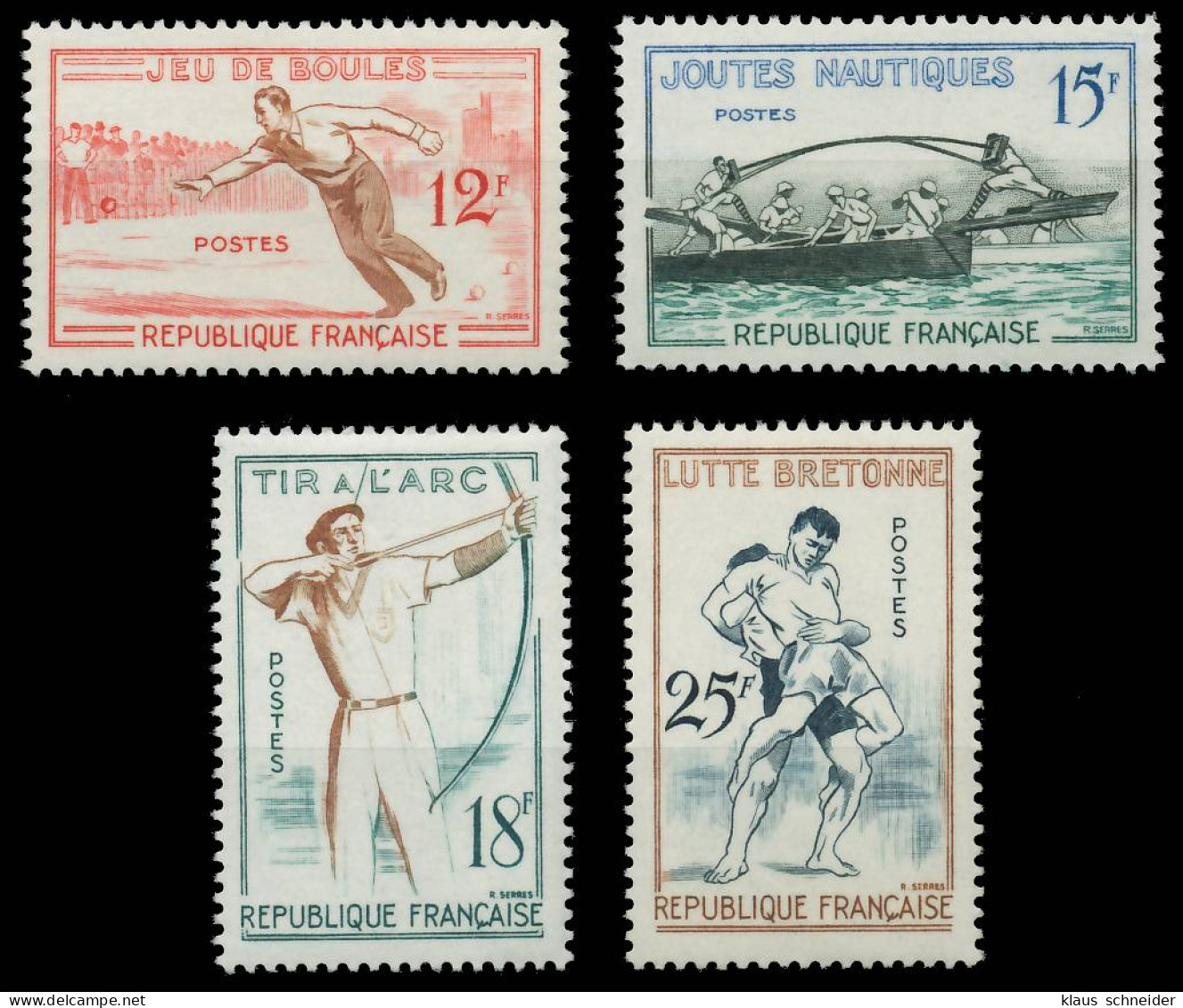FRANKREICH 1958 Nr 1197-1200 Postfrisch SF50DBE - Nuovi