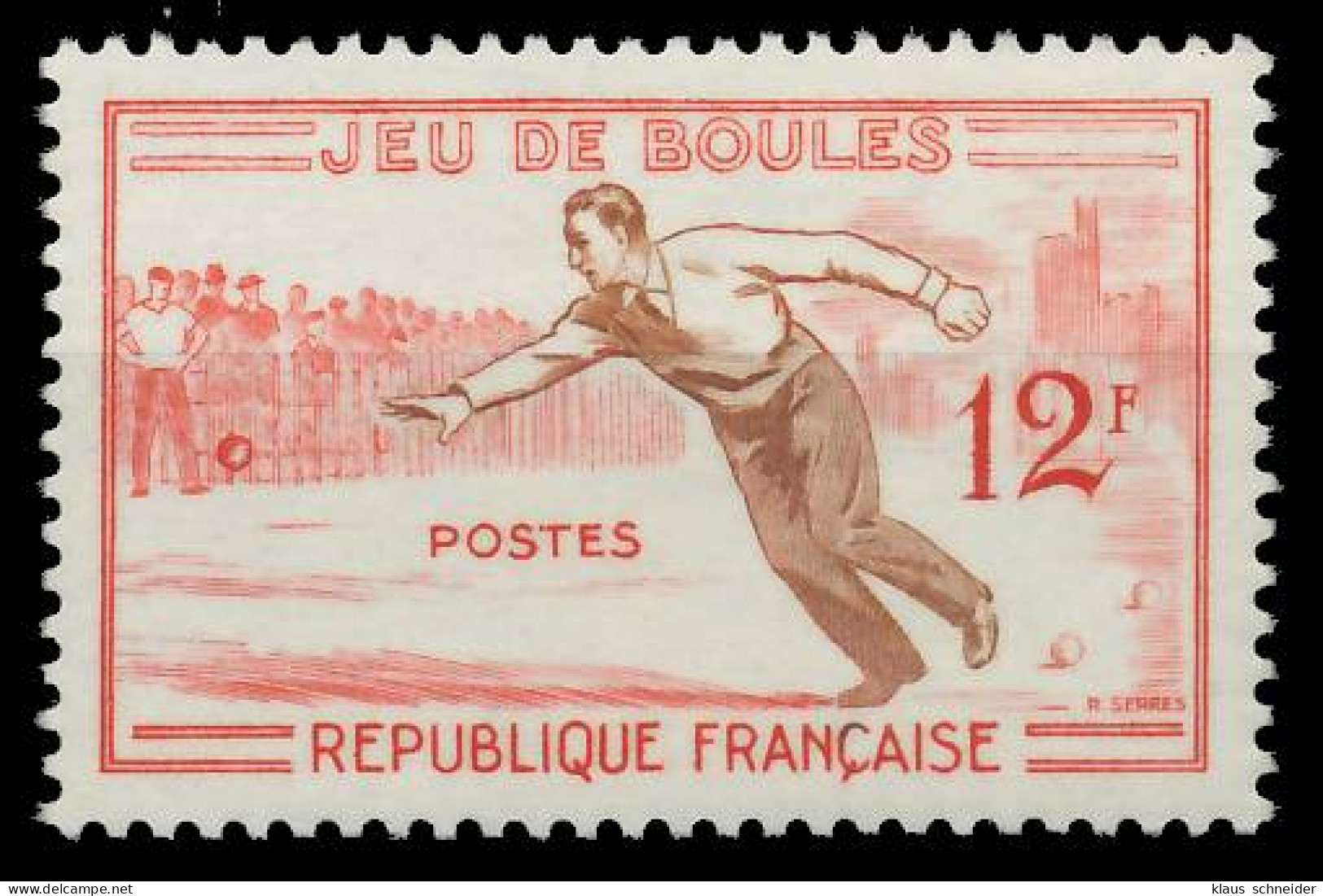 FRANKREICH 1958 Nr 1197 Postfrisch SF50DCE - Ungebraucht