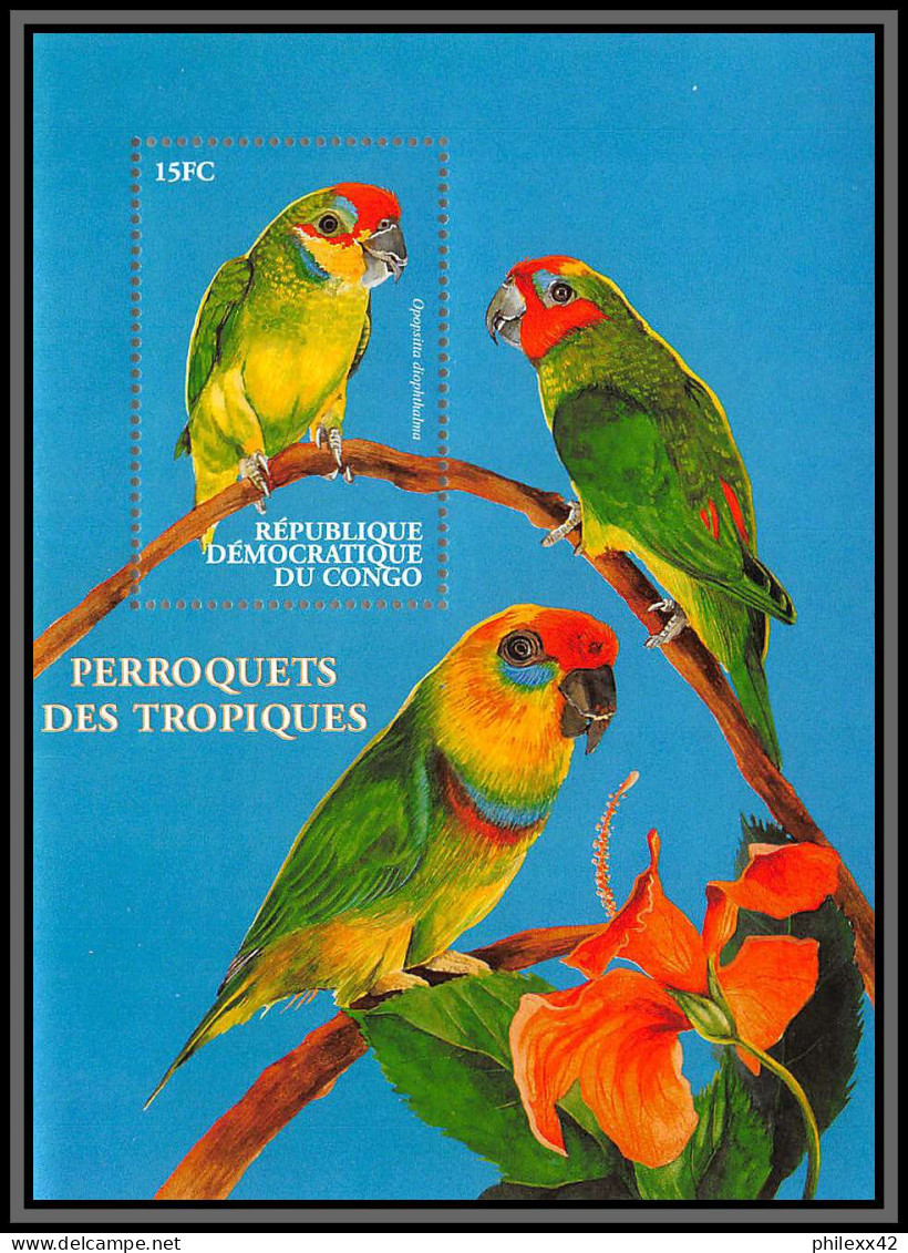 80850 Congo Y&T BF 66 P TB ** MNH Oiseaux Birds Parrot Perroquet Perroquets Des Tropiques 2000 - Mint/hinged