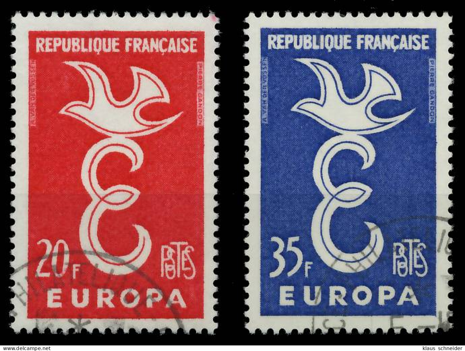 FRANKREICH 1958 Nr 1210-1211 Gestempelt X3EEAF2 - Oblitérés
