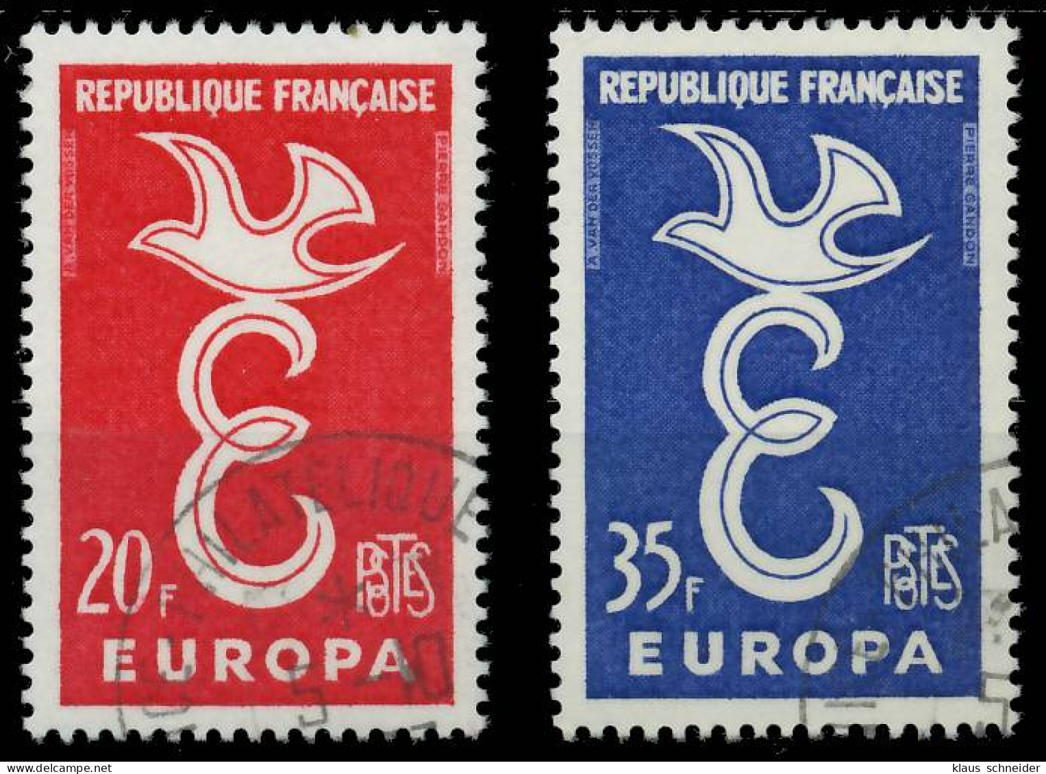 FRANKREICH 1958 Nr 1210-1211 Gestempelt X3EEAFA - Oblitérés