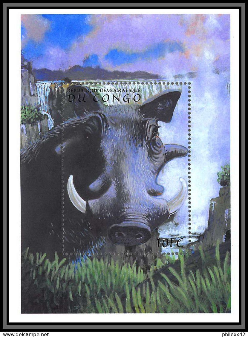 80921 Congo Mi BF N°86 Phacochère Warthog TB Neuf ** MNH Animaux Animals 2000 - Nuevas/fijasellos