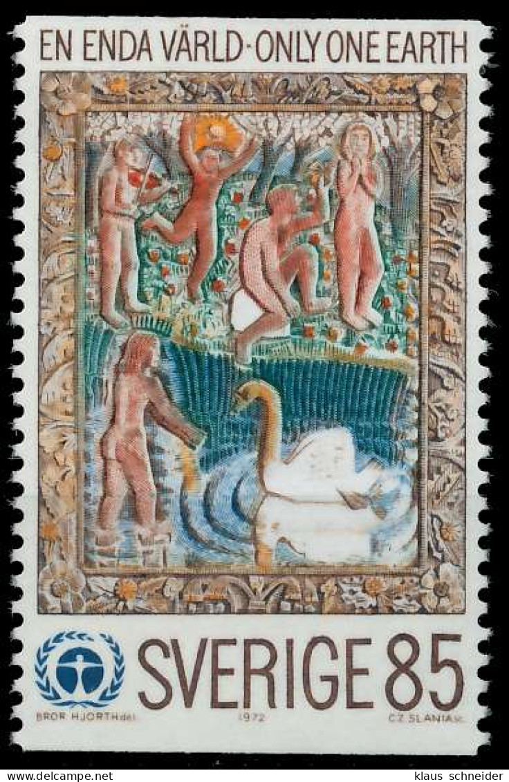 SCHWEDEN 1972 Nr 759A Postfrisch S21BE02 - Unused Stamps