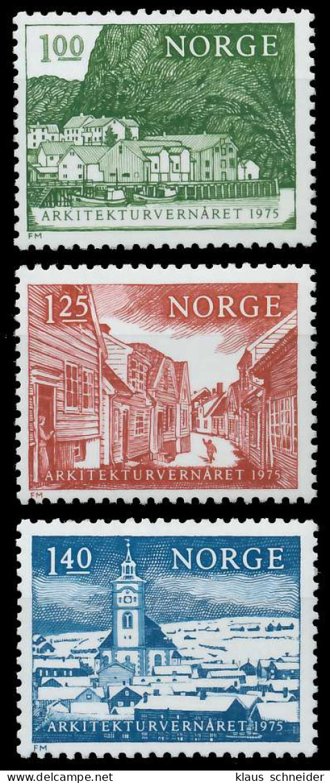 NORWEGEN 1975 Nr 700-702 Postfrisch S21C3B6 - Ungebraucht