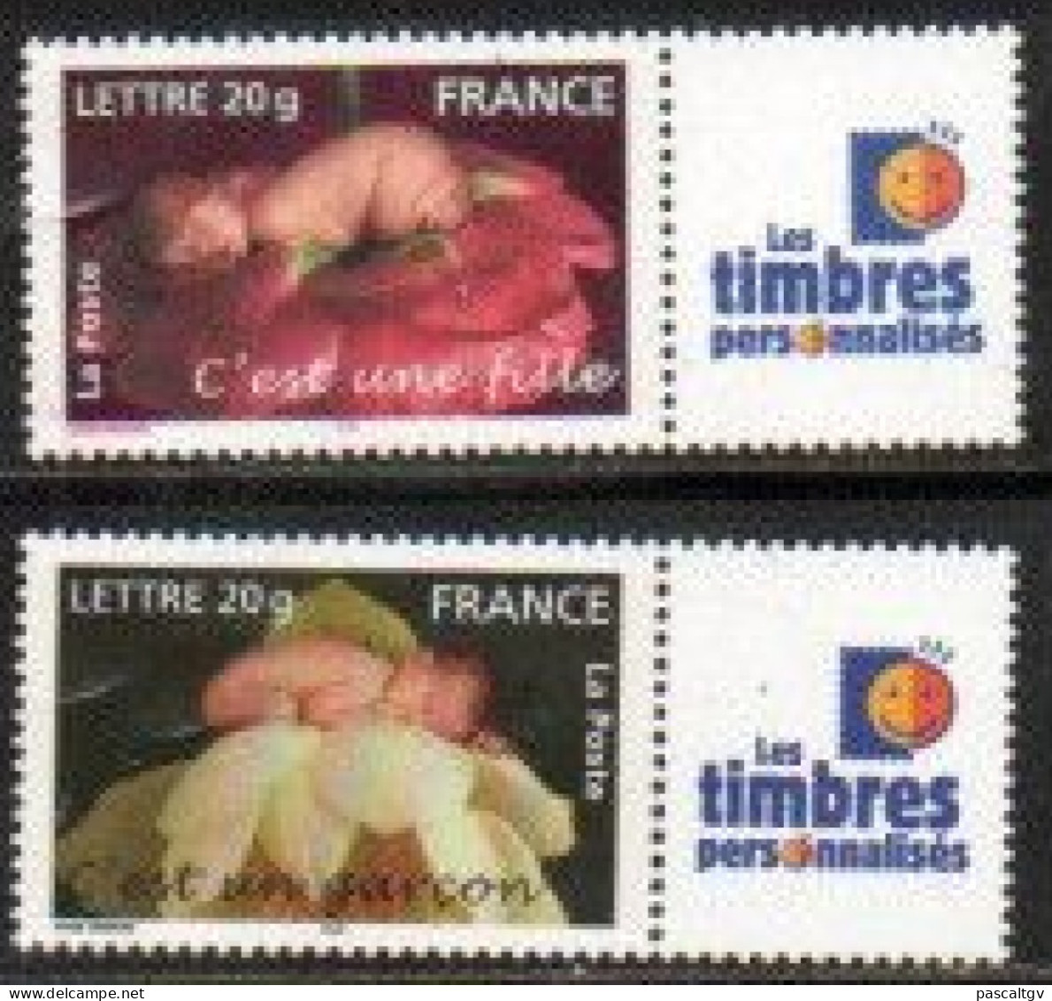 FRANCE - PERSONNALISE - 2005 - N°3804A/3805A **  Vignette "CERES" - Unused Stamps