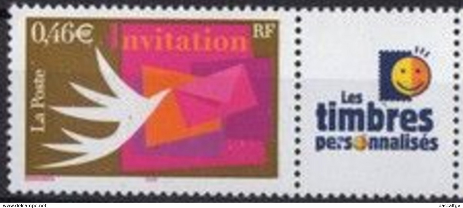 FRANCE - PERSONNALISE - 2002 - N°3479A ** (cote 5.00) - Unused Stamps