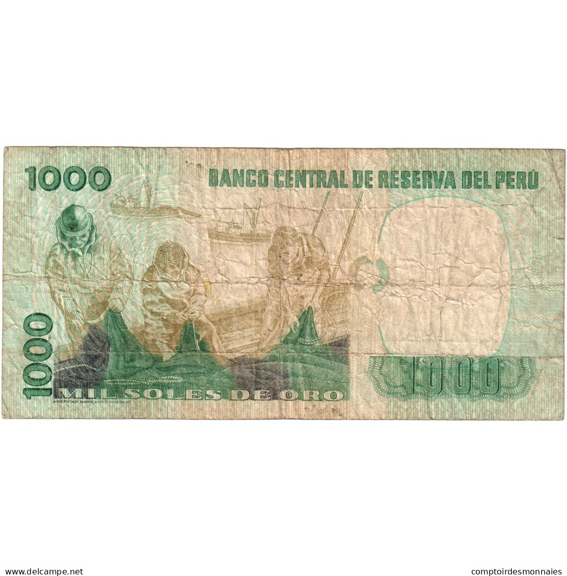 Pérou, 1000 Soles De Oro, 1981, KM:122a, TB+ - Perù