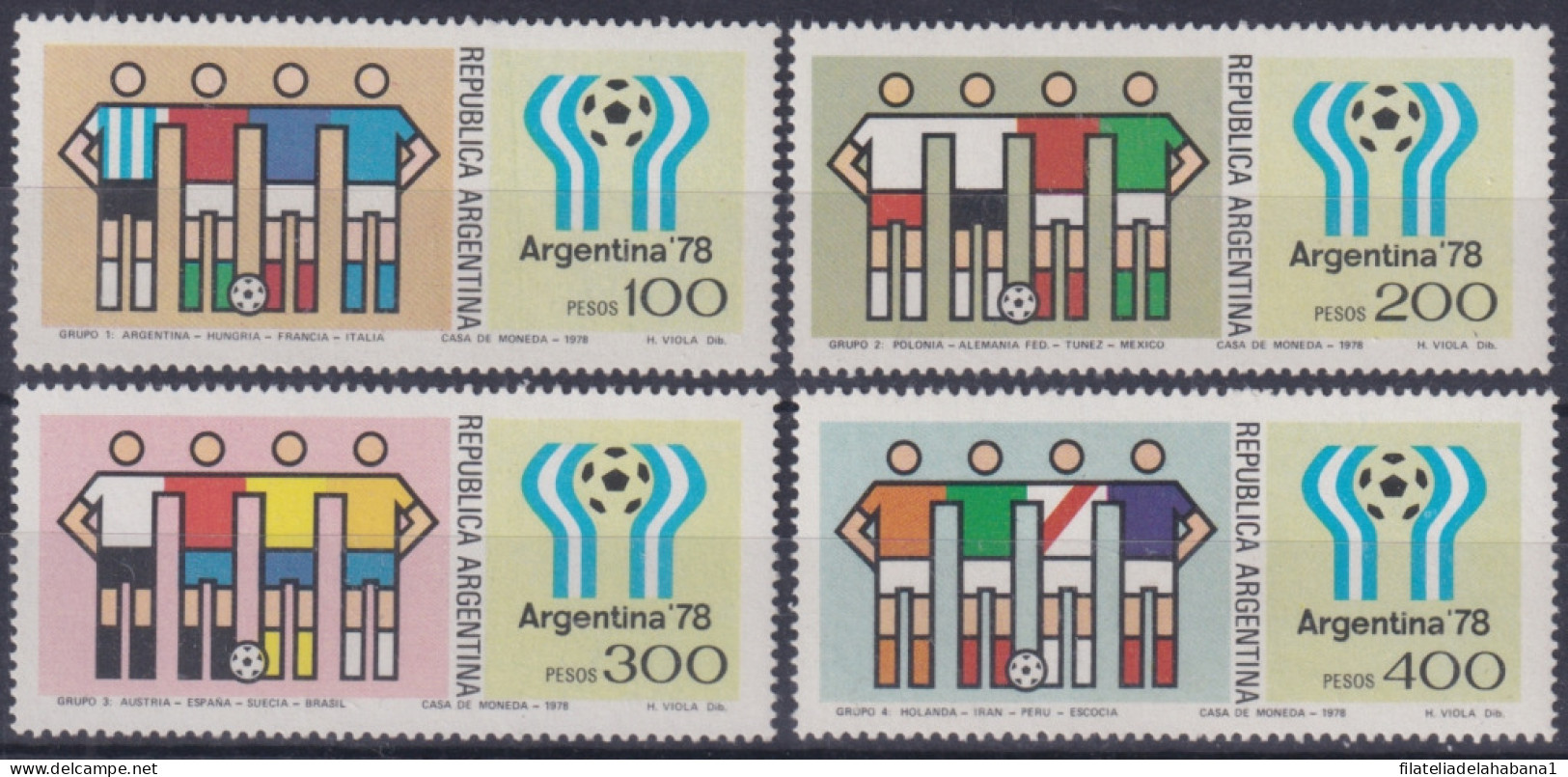 F-EX48301 ARGENTINA MNH 1978 WORLD CUP CHAMPIONSHIP SOCCER FOOTBALL.  - 1978 – Argentine