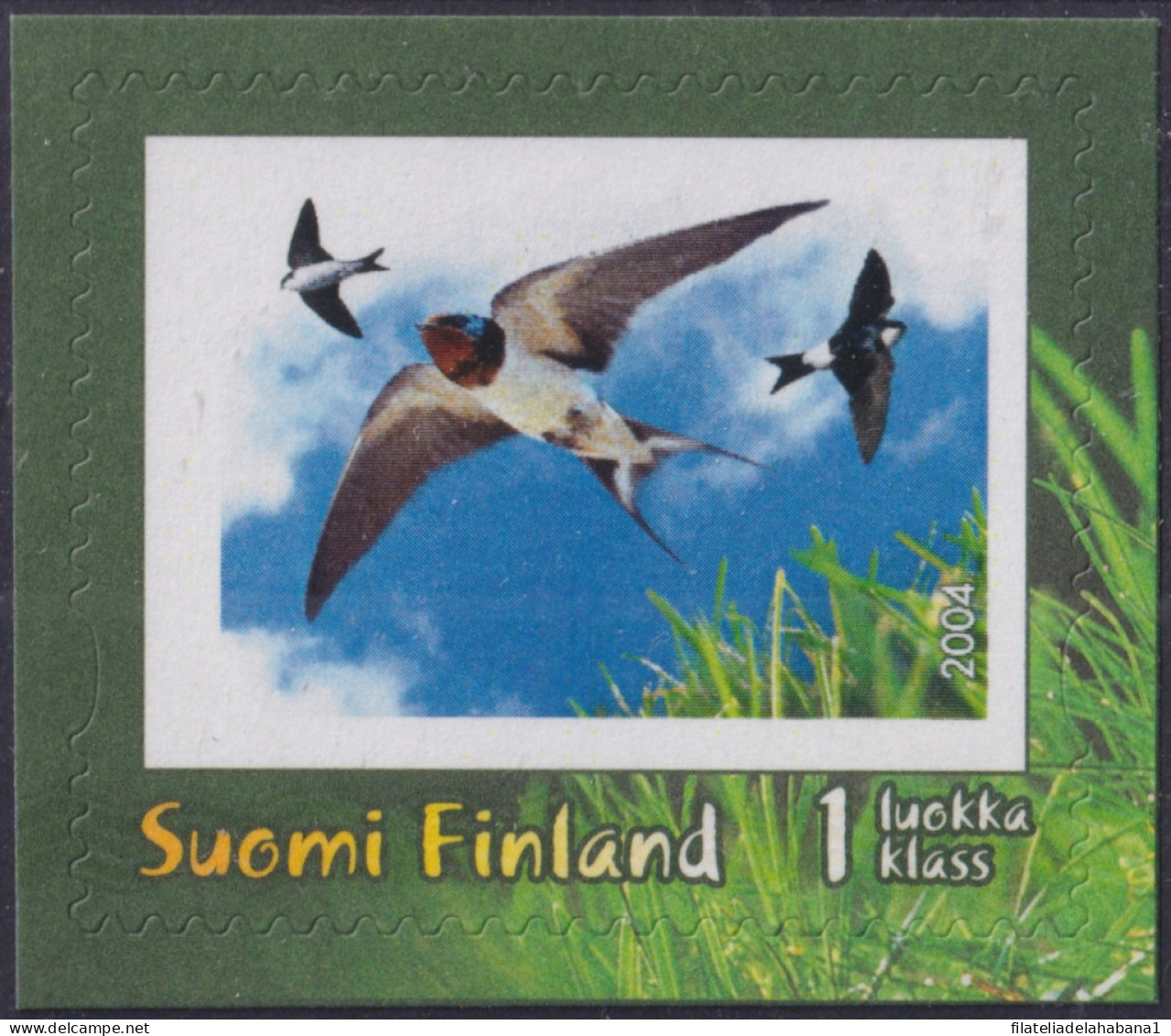 F-EX49238 FINLAND SUOMI MNH 2004 BIRD AVES PAJAROS VOGEL OISEAUX ADHESIVE.  - Collections, Lots & Séries