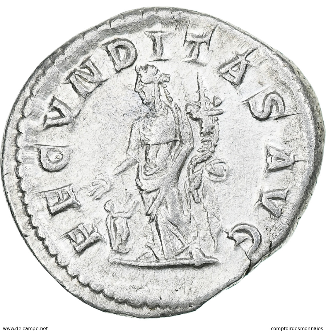 Julia Maesa, Denier, 218-222, Rome, Argent, TTB+, RIC:249 - The Severans (193 AD To 235 AD)