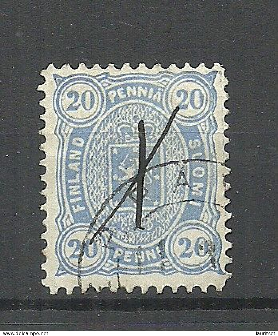 FINLAND FINNLAND 1881/82 Michel 16 B O - Oblitérés