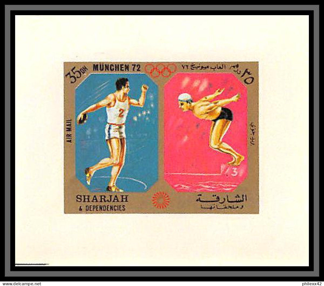 Sharjah - 2174/ N° 942/951 munich 1972 jeux olympiques (summer olympic games) deluxe neuf ** MNH