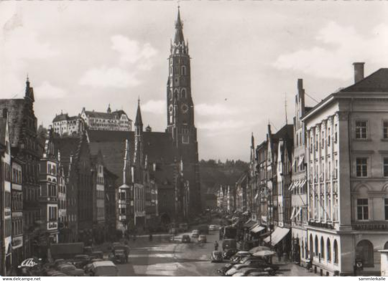 19486 - Landshut - Altstadt Mit Burg Trausnitz - Ca. 1965 - Landshut