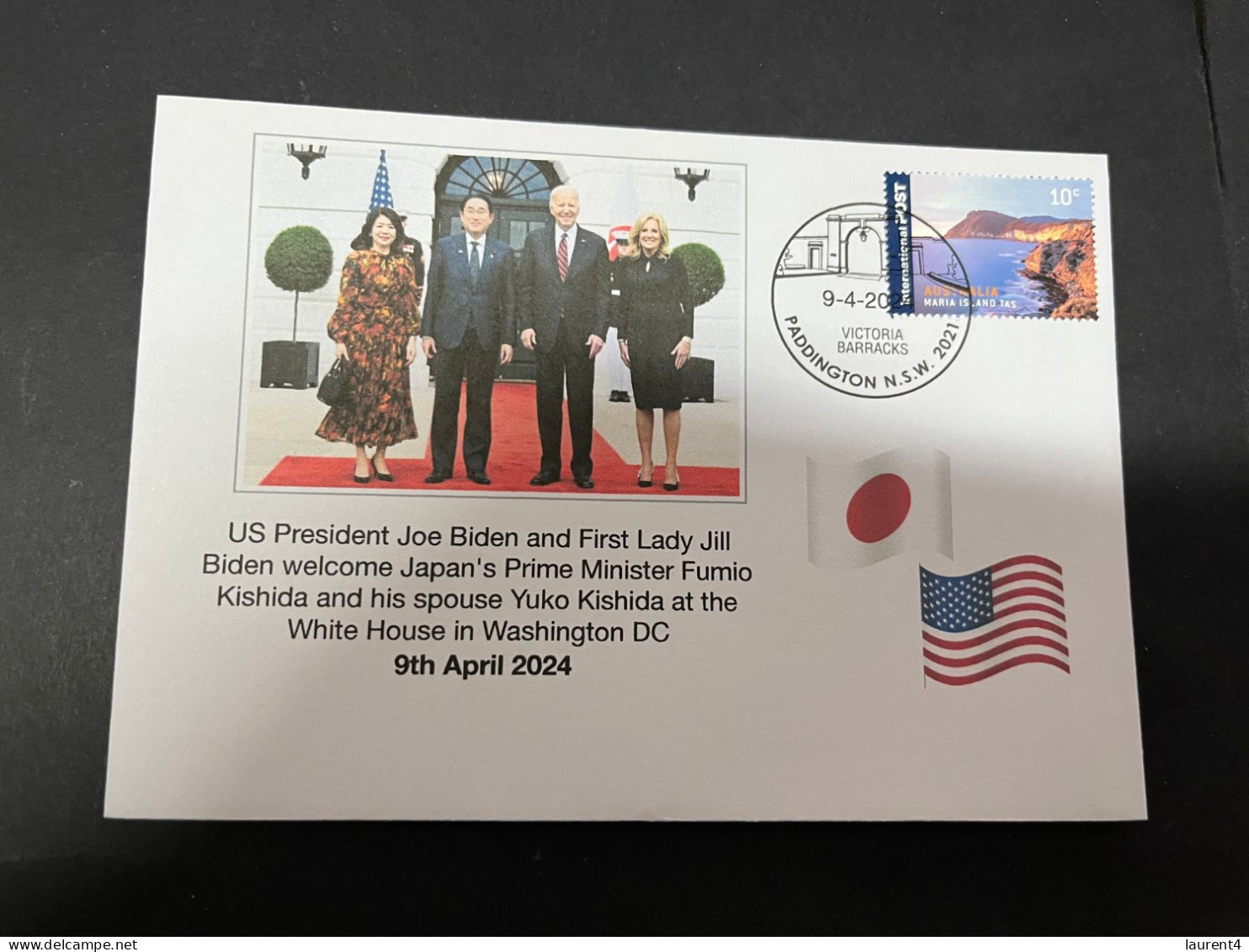 11-4-2024 (1 Z 37) Japan Prime Minister Fumio Kishida And Wife Visit To USA & Meet Joe Biden - 9th April 2024 - Militaria