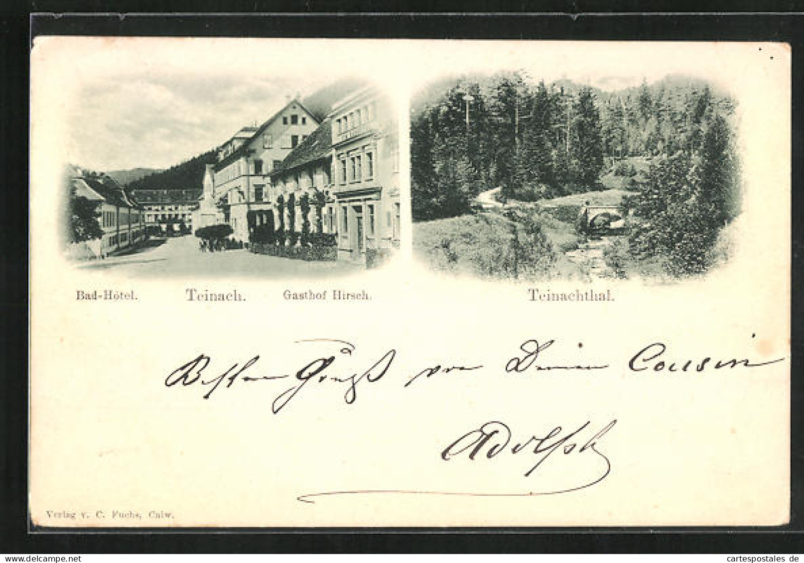 AK Teinach, Bad Hotel, Gasthof Hirsch, Teinachtahl  - Bad Teinach