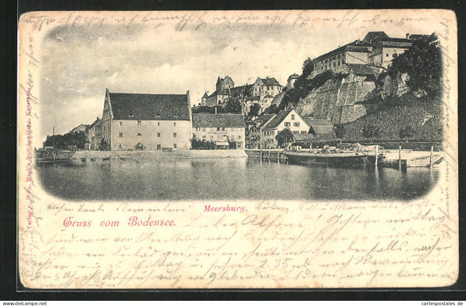 AK Meersburg Am Bodensee, Ortsansicht  - Meersburg