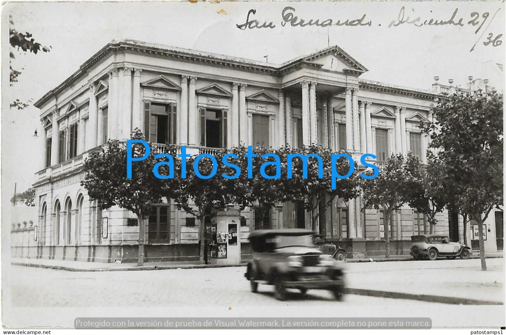 226786 ARGENTINA BUENOS AIRES SAN FERNANDO PALACIO MUNICIPAL POSTAL POSTCARD - Argentina