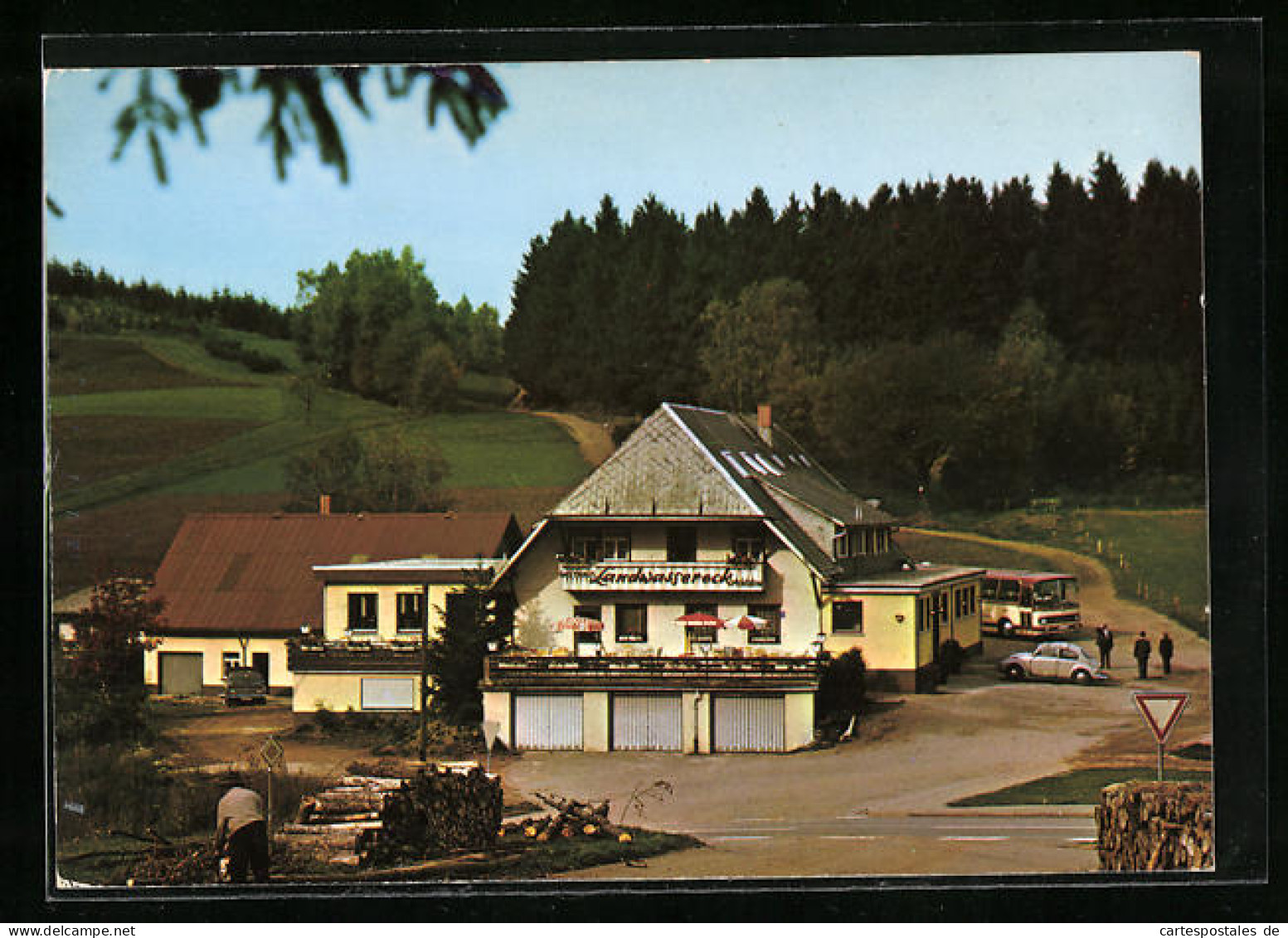 AK Elzach-Oberprechtal, Höhengasthaus Und Pension Landwassereck  - Elzach
