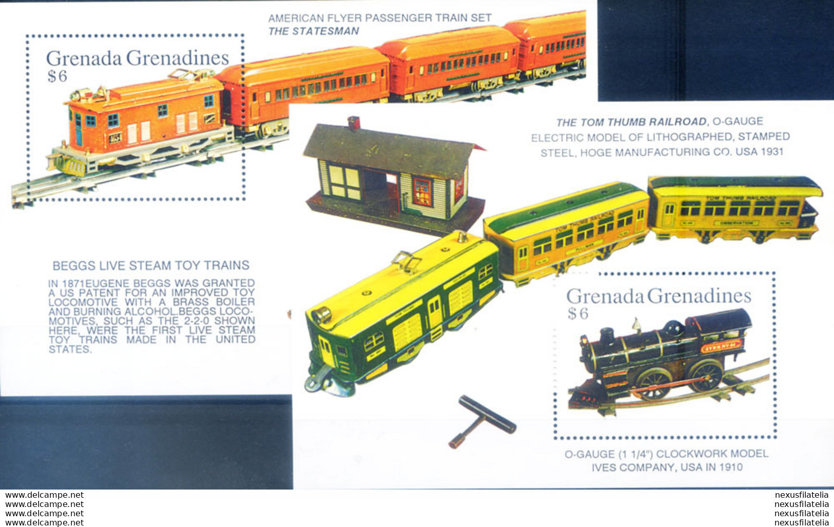 Treni. Modellini 1992. - Grenada (1974-...)