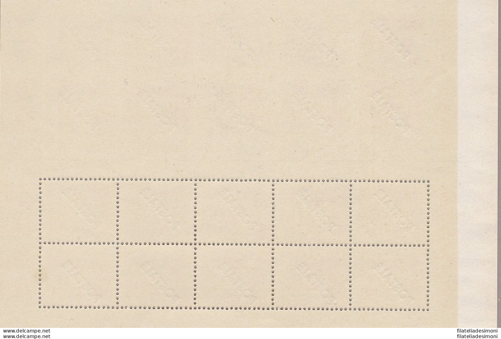1944 RSI, Casalecchio Di Reno CEI N° 7 20 C. Rosa In Blocco Di 20 MNH/** - Autres & Non Classés