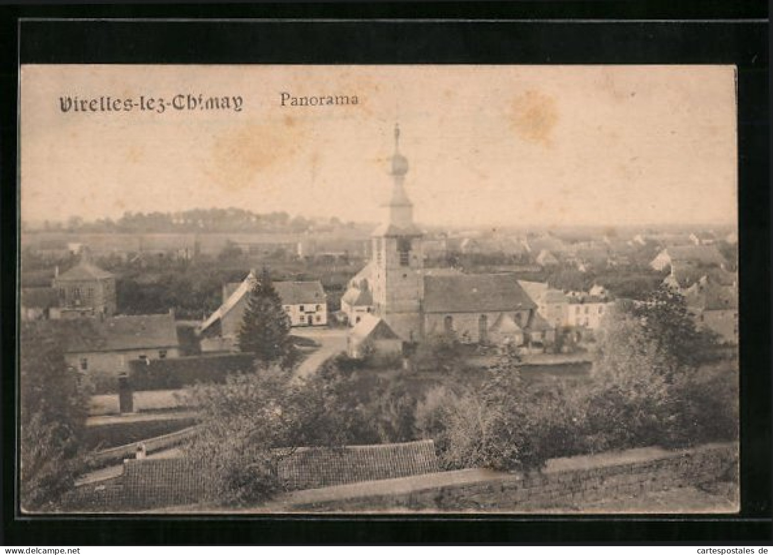 AK Virelles-lez-Chimay, Panorama Aus Der Vogelschau  - Chimay