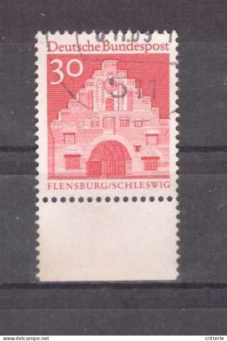 BRD Michel Nr. 493 Gestempelt (50) Unterrand - Used Stamps