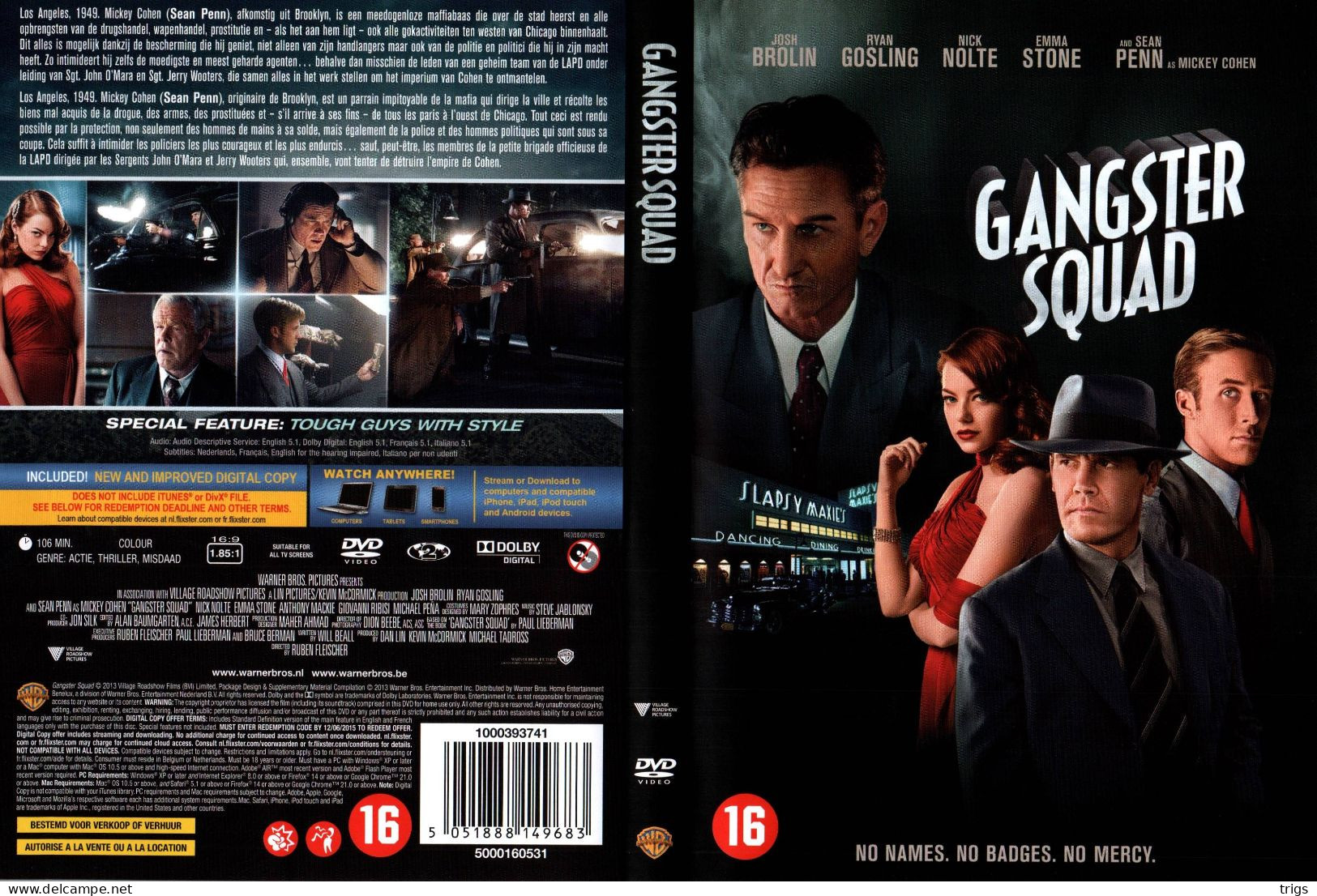 DVD - Gangster Squad - Policiers