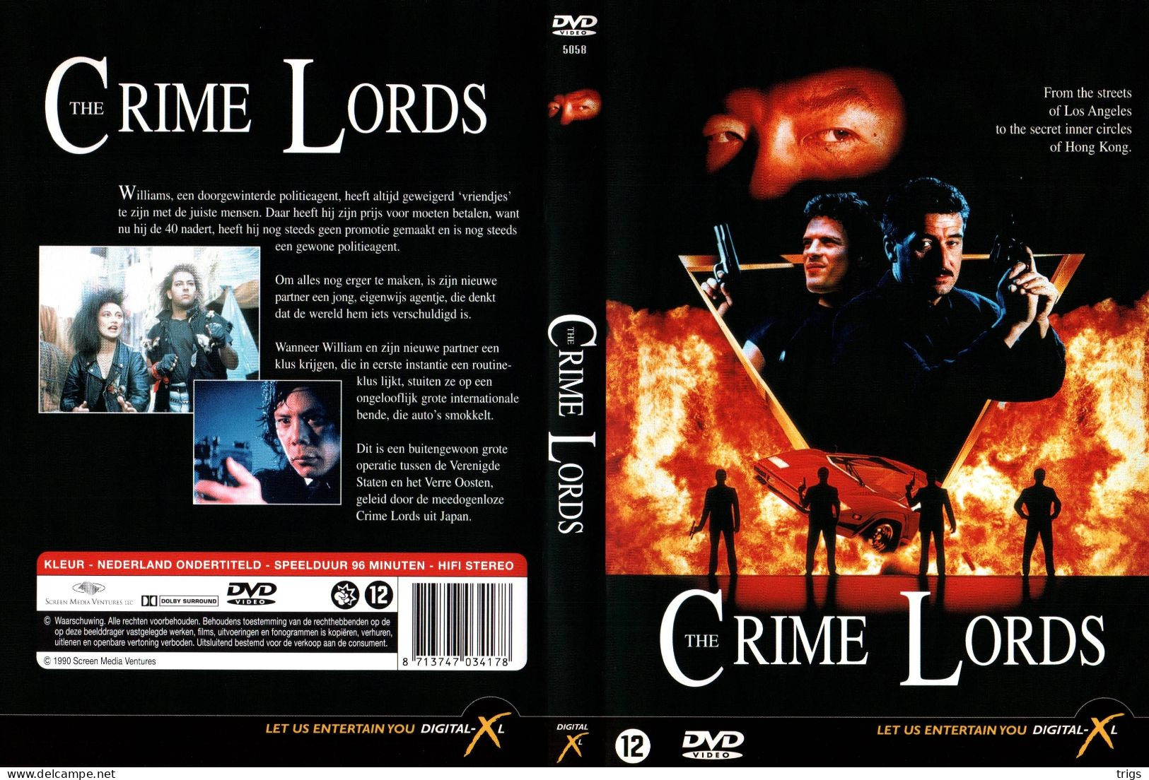 DVD - The Crime Lords - Actie, Avontuur